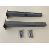 Composiet wastafel met verhoogde rand op maat Solid tot 46cm diep