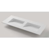 Composiet dubbele wastafel op maat - Cosmo - tot 51cm diep