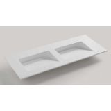 Composiet dubbele wastafel op maat - Cosmo - tot 51cm diep